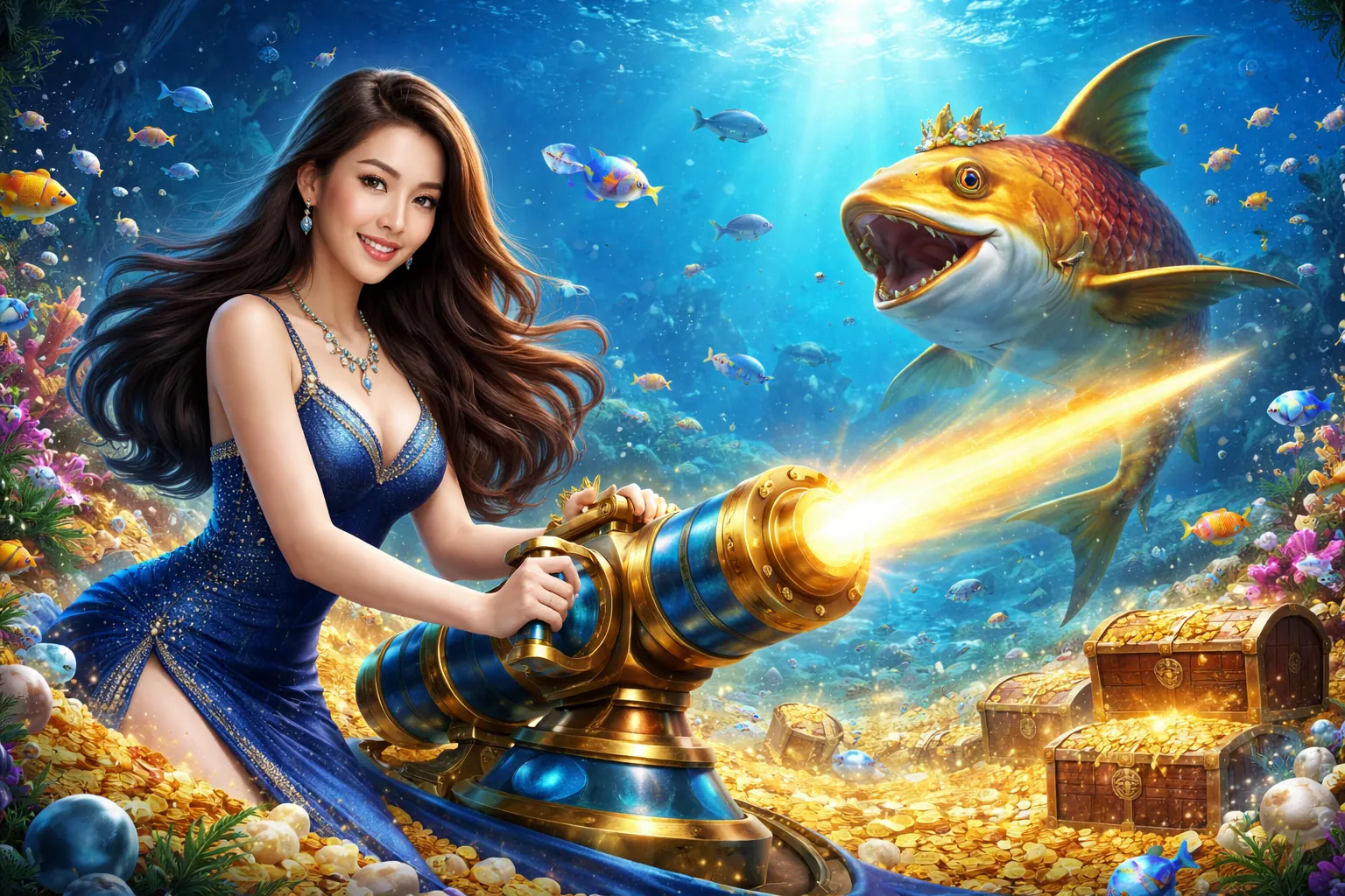 Thế giới bắn cá đầy màu sắc tại wi88