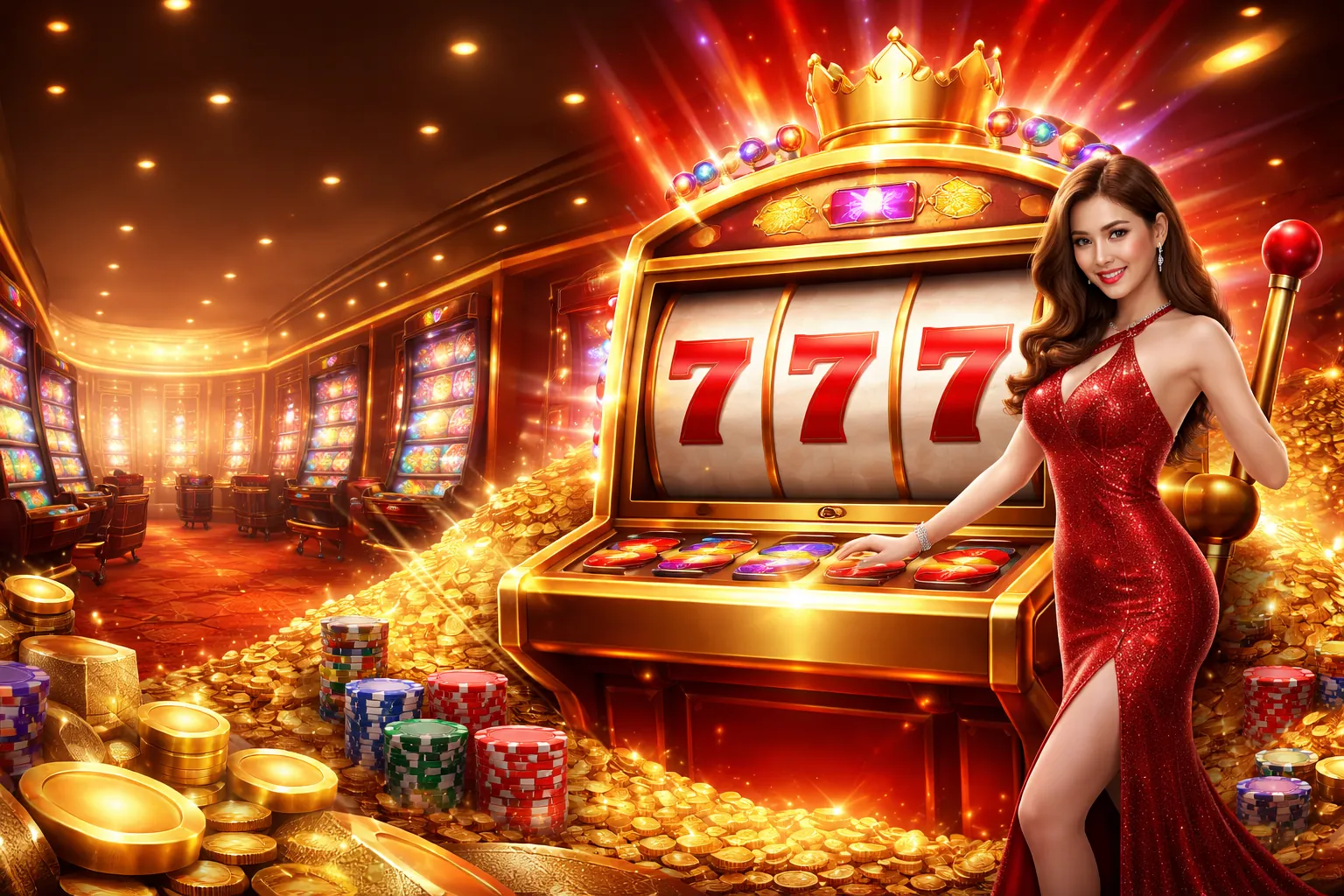 Hình ảnh banner Nổ Hũ wi88 với tiền vàng và jackpot